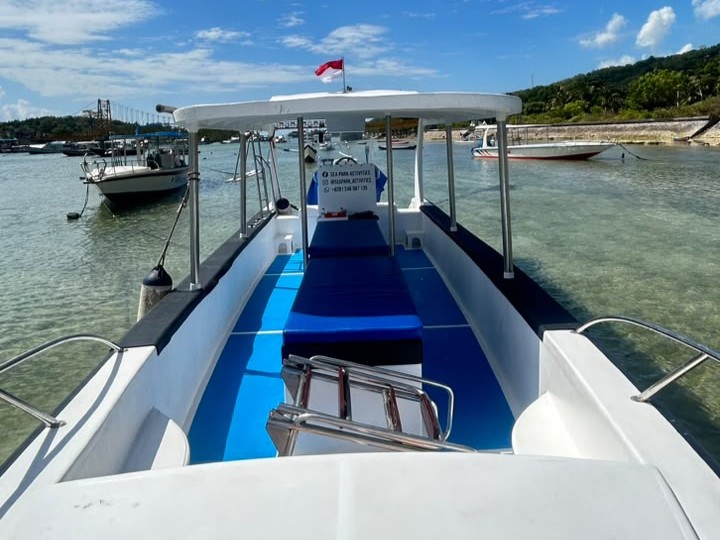 Boat front view